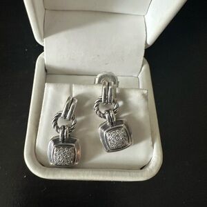 David Yurman Dangling diamond Earrings